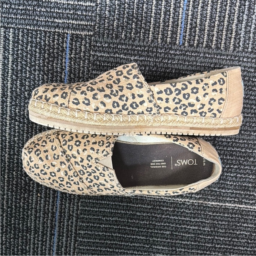 TOMS Women's Leopard Print Espadrilles